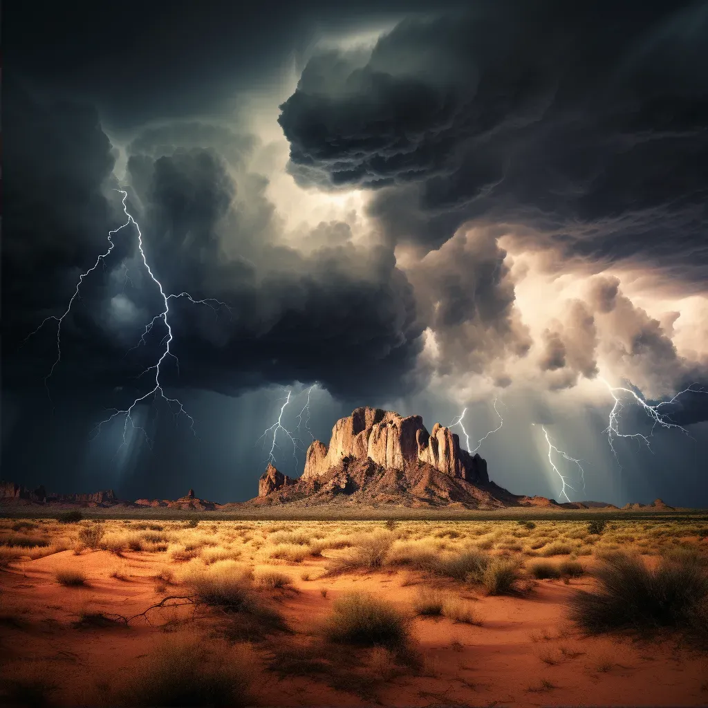 Storm monsoon desert - Image 2