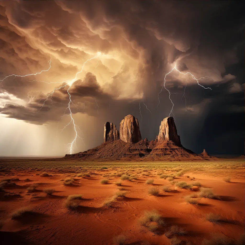 Desert Monsoon Storm