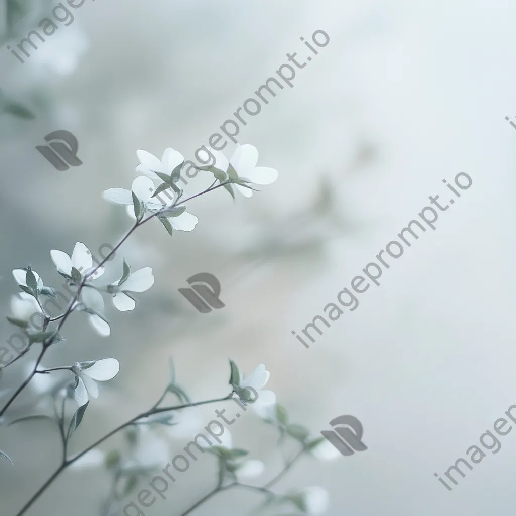 Gray and white gradient with point bokeh - Image 3