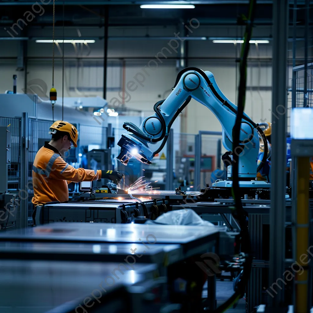 Collaborative robot assisting workers in an assembly line - Image 4