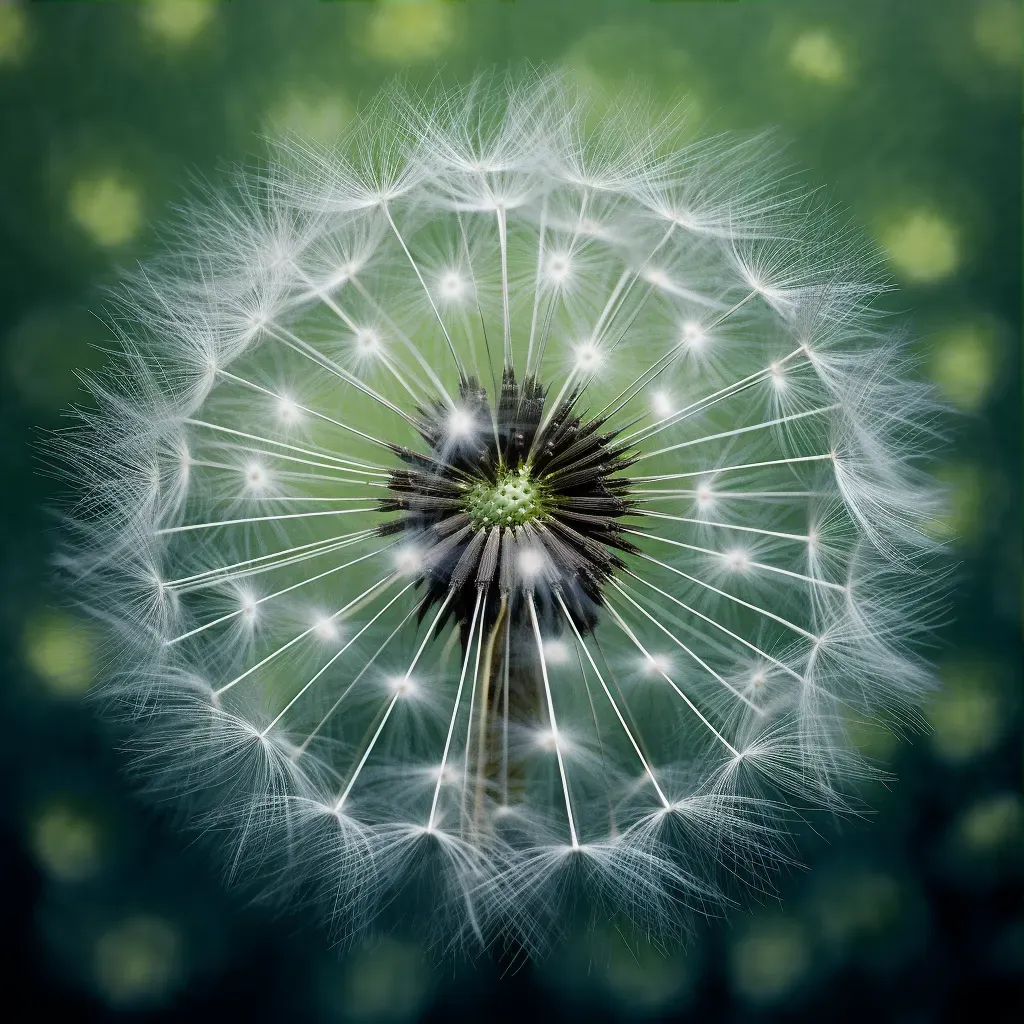 Dandelion seed fluffy texture - Image 3