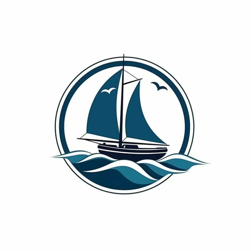 Sailing Club Emblem Logo - Image 1