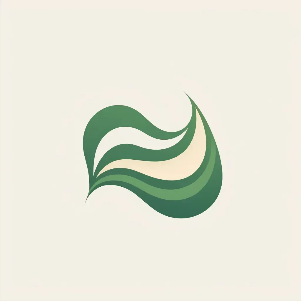 minimalist flowing river logo - Image 2