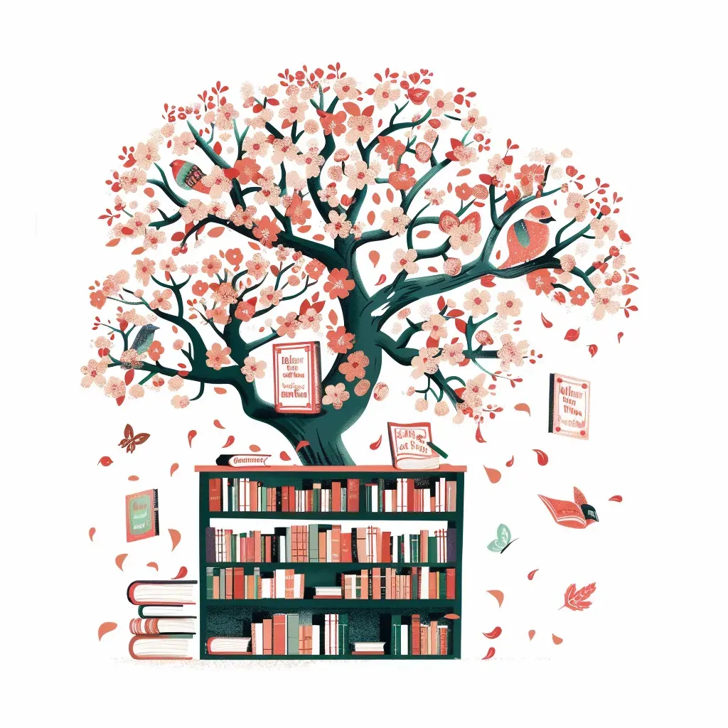 Whimsical Bookstore Logo