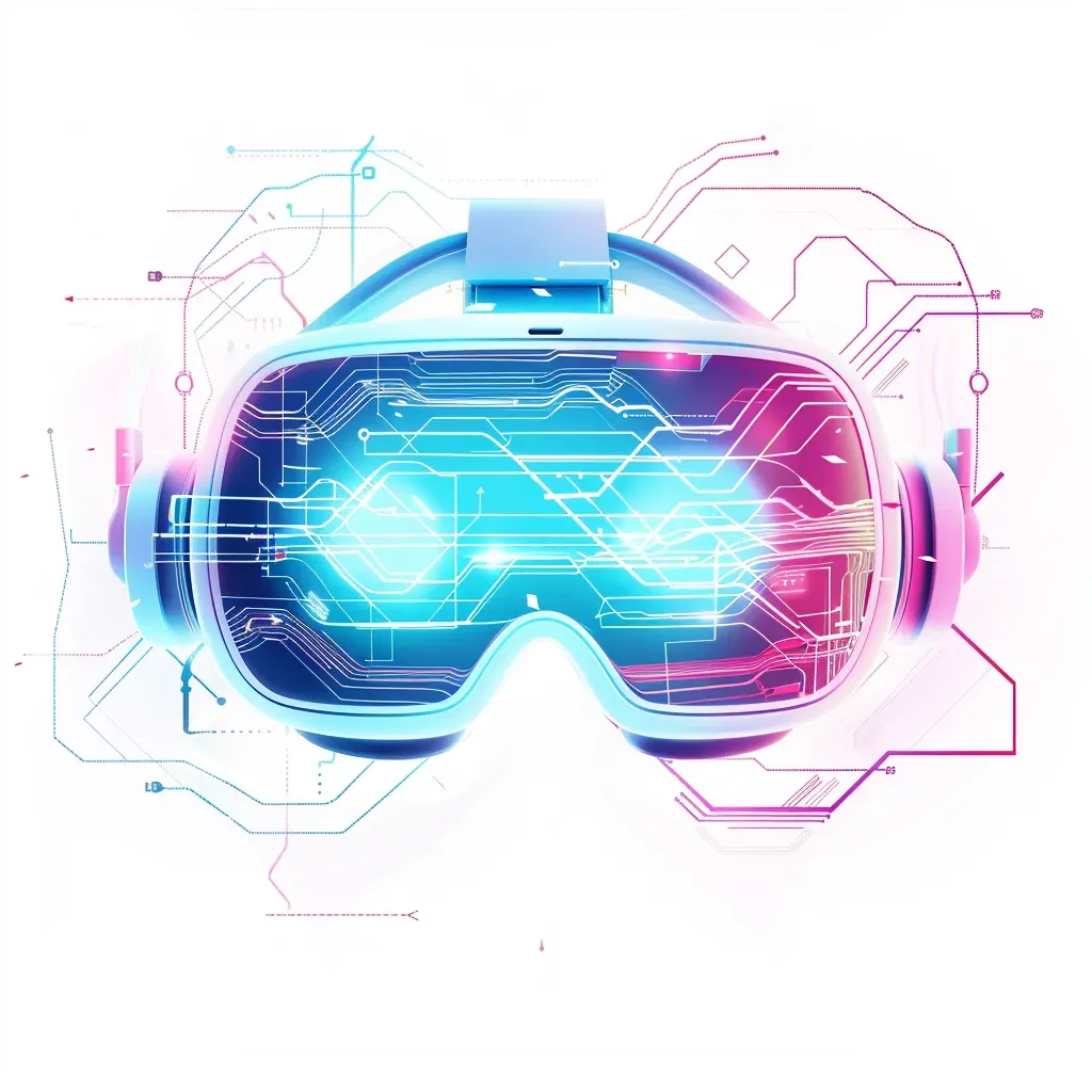 Futuristic Virtual Reality Logo - Image 2