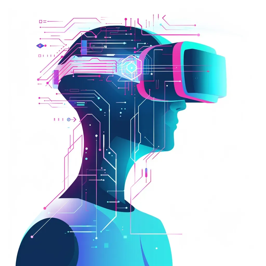 Futuristic Virtual Reality Logo - Image 4