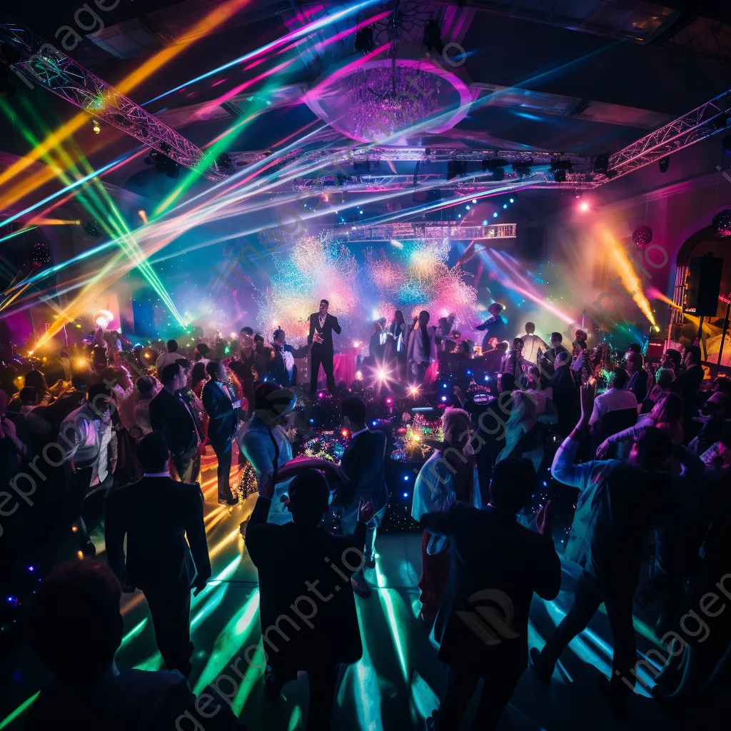 Guests dancing at a wedding reception - Image 4