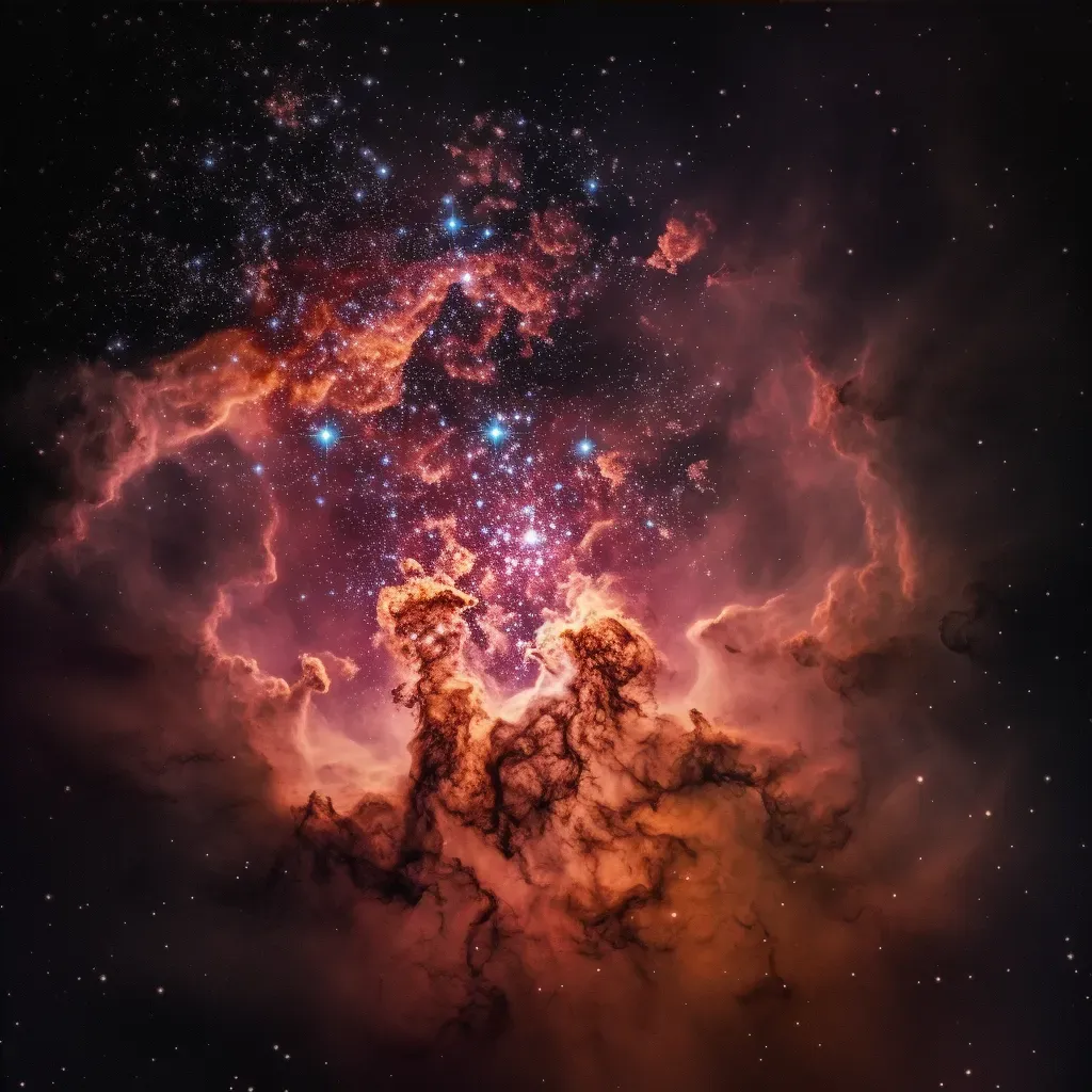 Intricate Lagoon Nebula Filaments