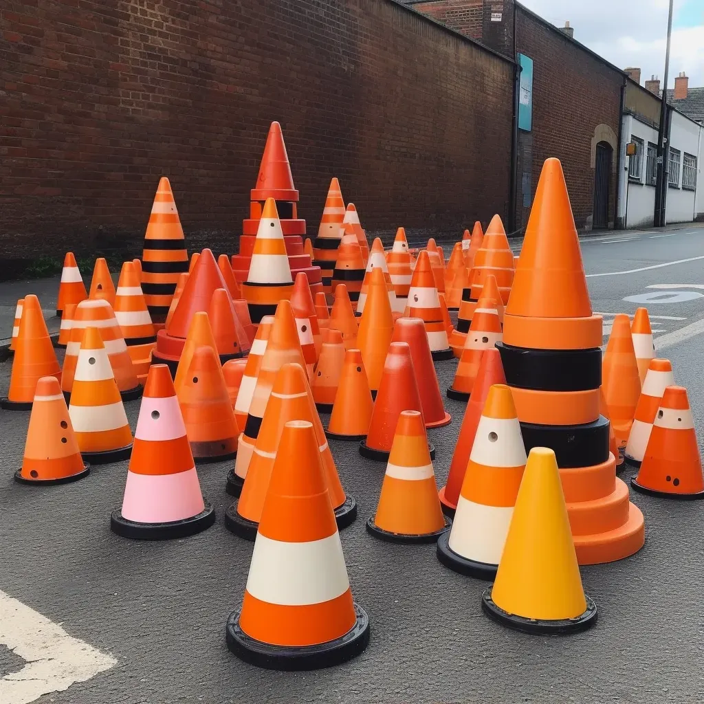 Traffic Cone Sculptures