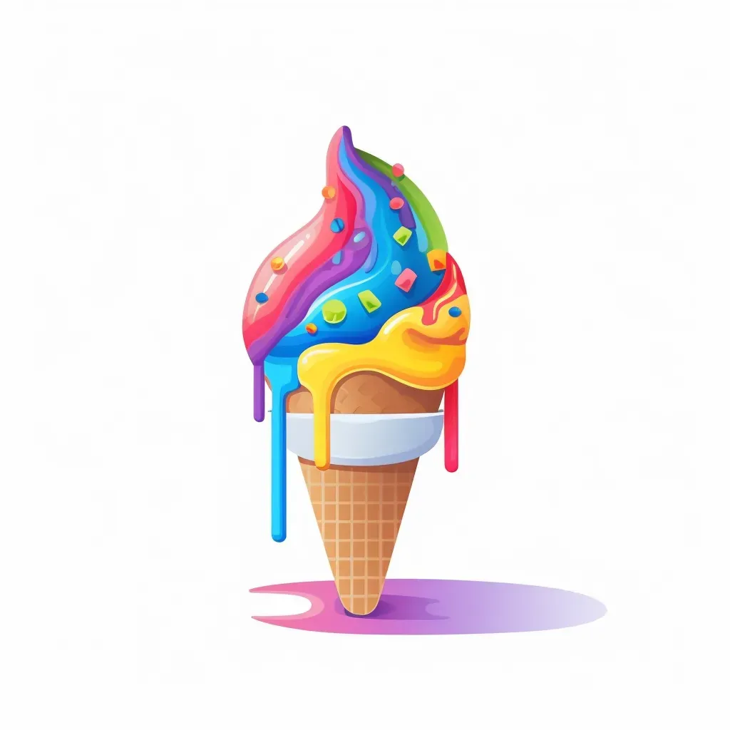 Delicious Ice Cream Parlor Logo