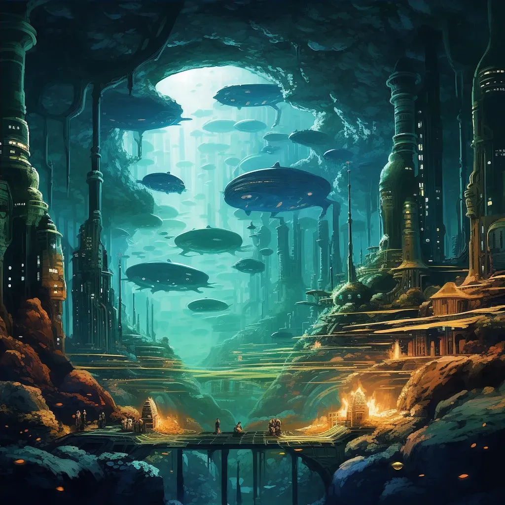 Underwater city on ocean planet - Image 4