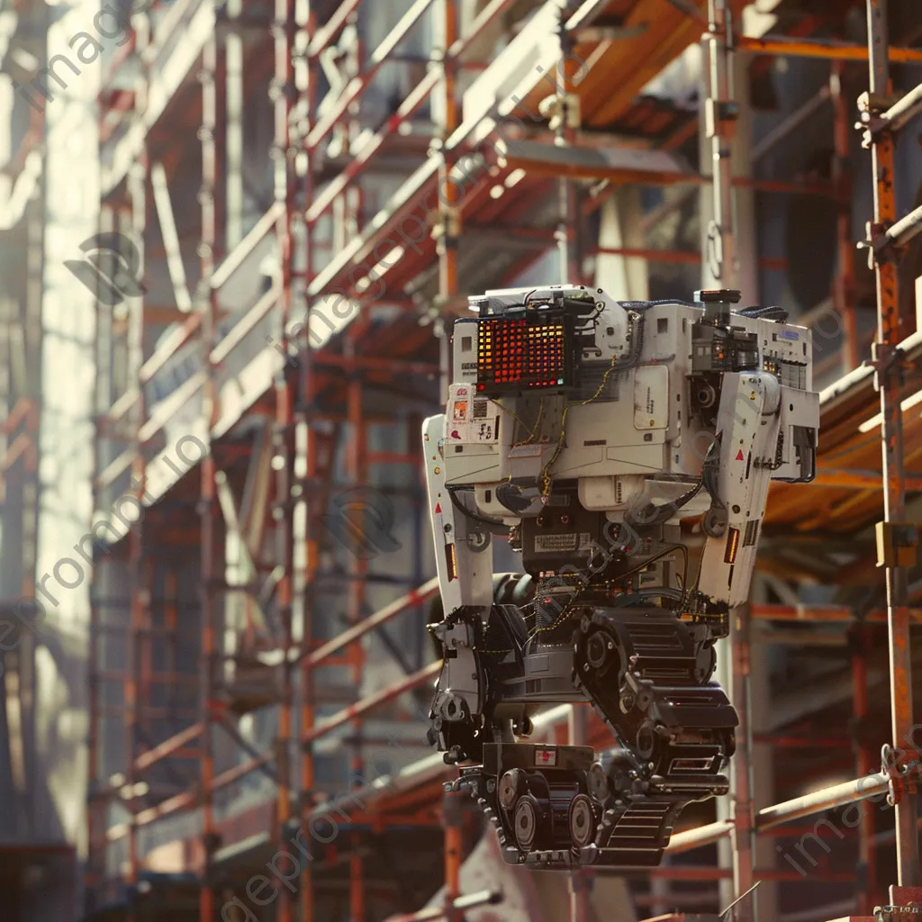 Robotic system inspecting a construction site for safety - Image 1