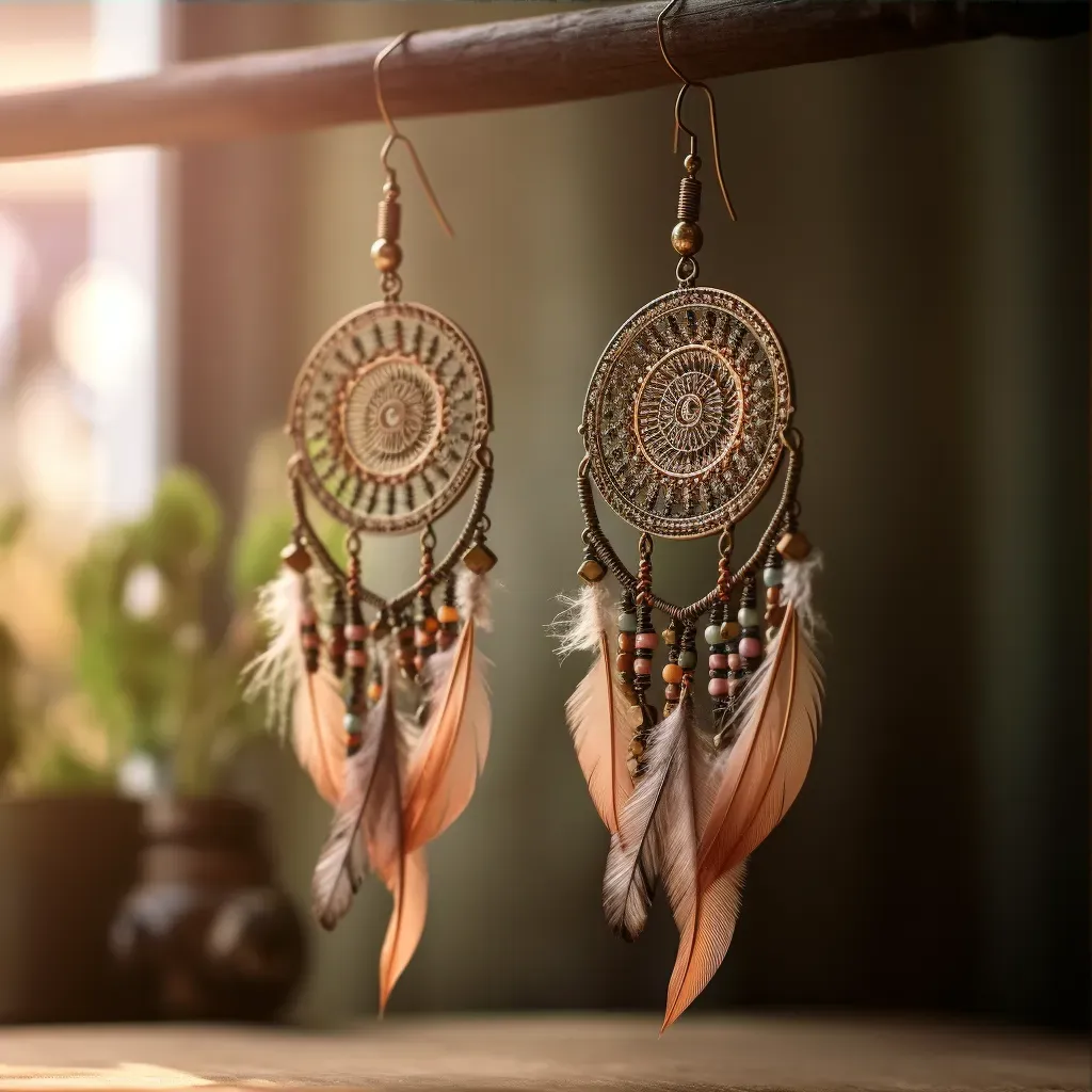 boho chic earrings - Image 3