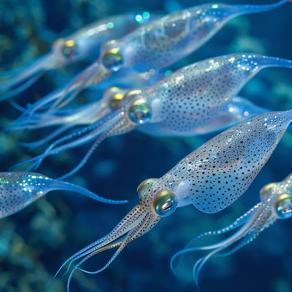 squids swimming - Image 1