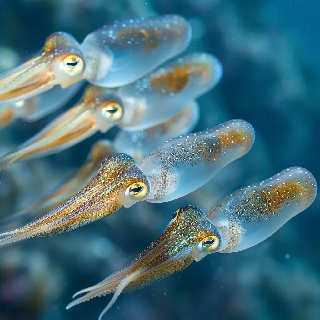 squids swimming - Image 2