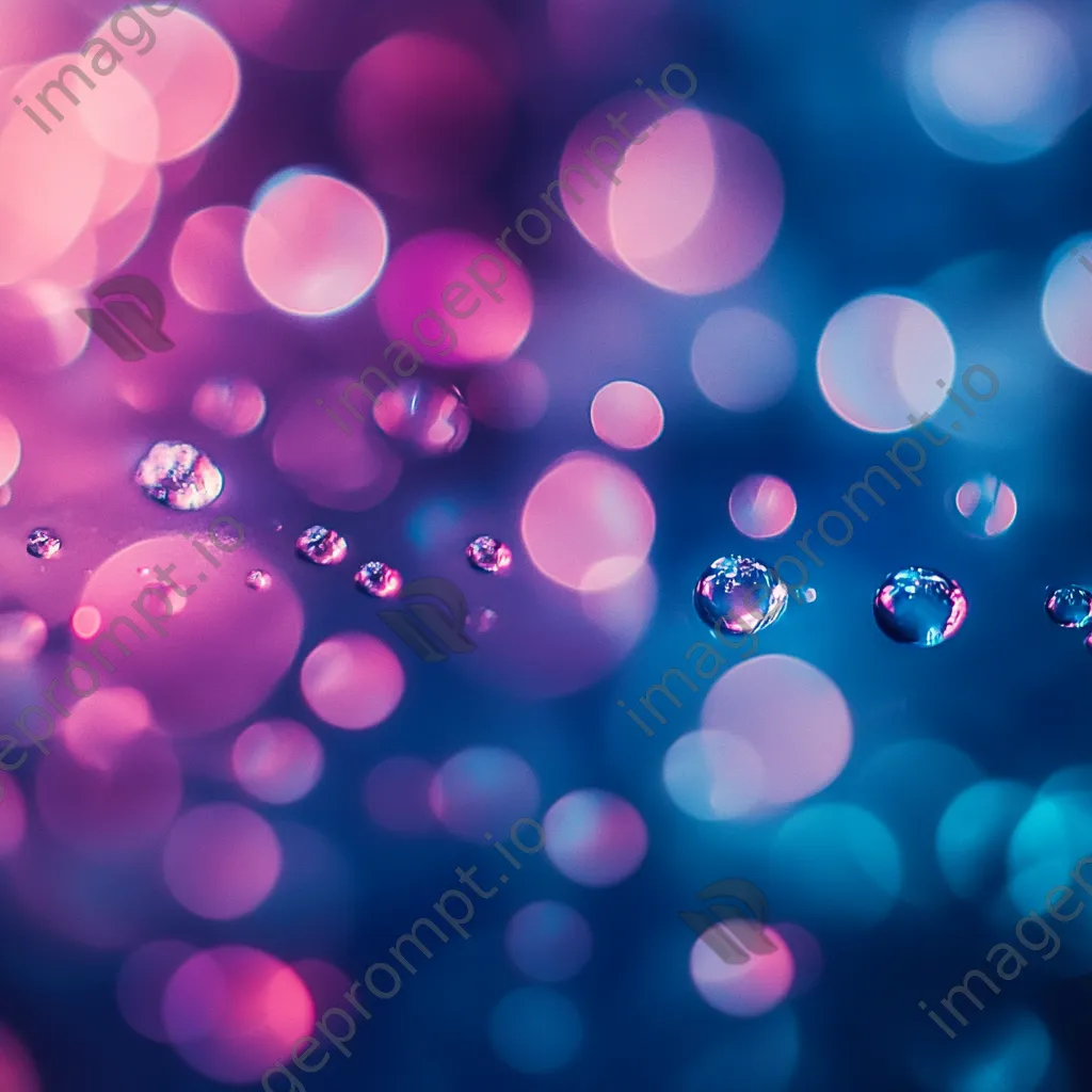 Blue and magenta gradient with spherical bokeh - Image 4