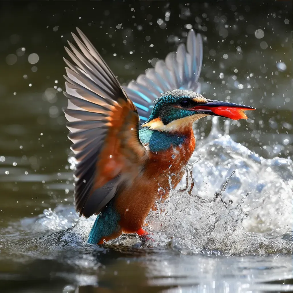 kingfisher in action - Image 3