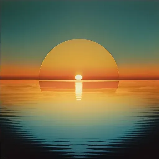 Sunrise over a calm ocean, symbolizing hope and promise for a new day - Image 4