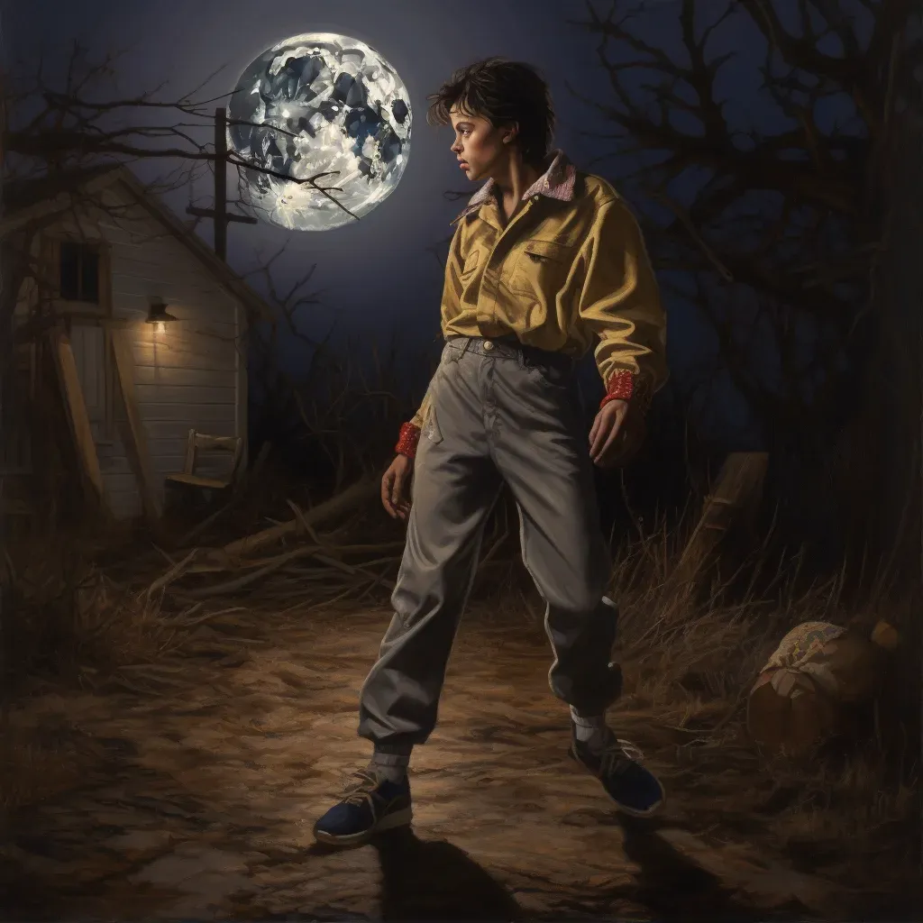 Iconic Performer in Moonwalk Pose - Image 1