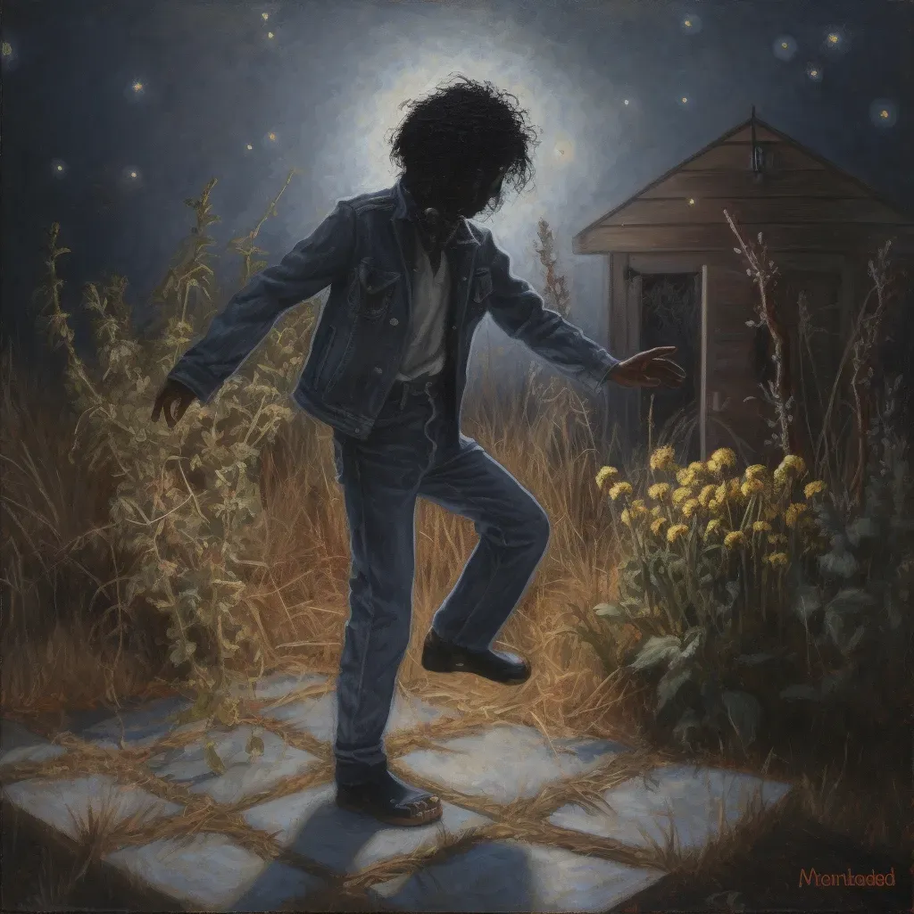 Iconic Performer in Moonwalk Pose - Image 2