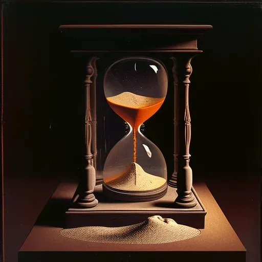 Hourglass with vibrant and dull sand - Image 3