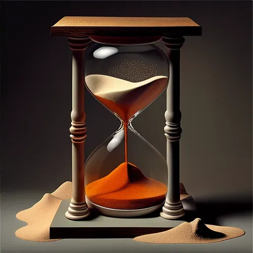 Hourglass with vibrant and dull sand - Image 4