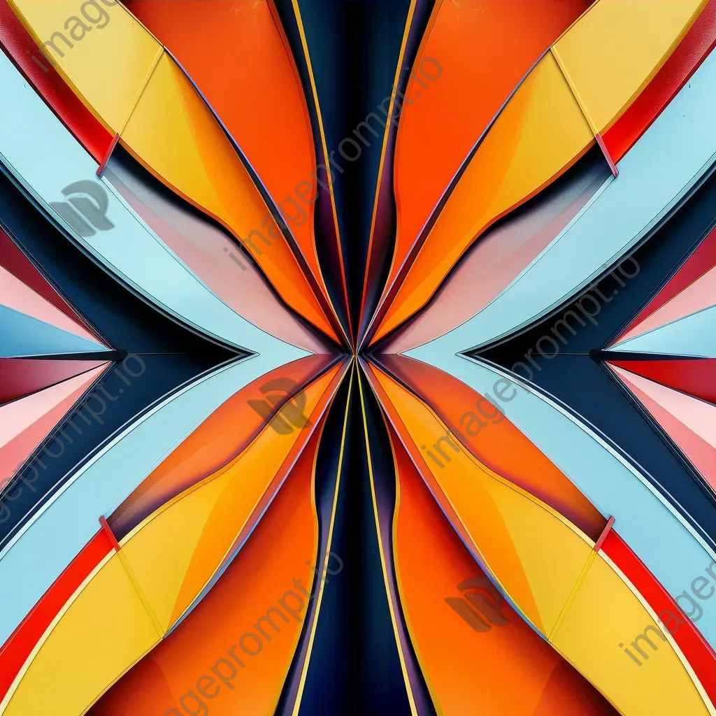 Abstract symmetrical pattern with vibrant colors - Image 3