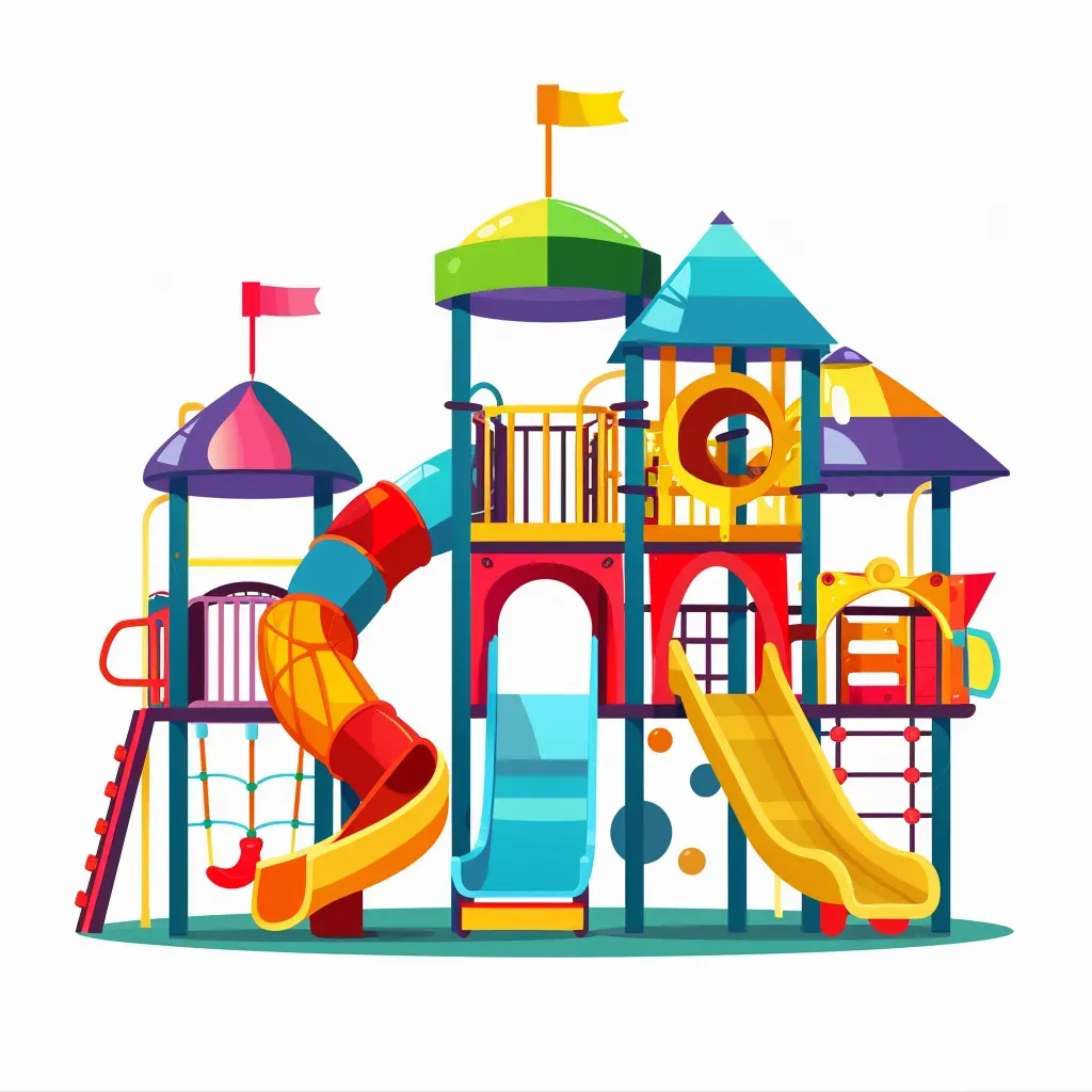 Colorful playground equipment manufacturer logo - Image 1