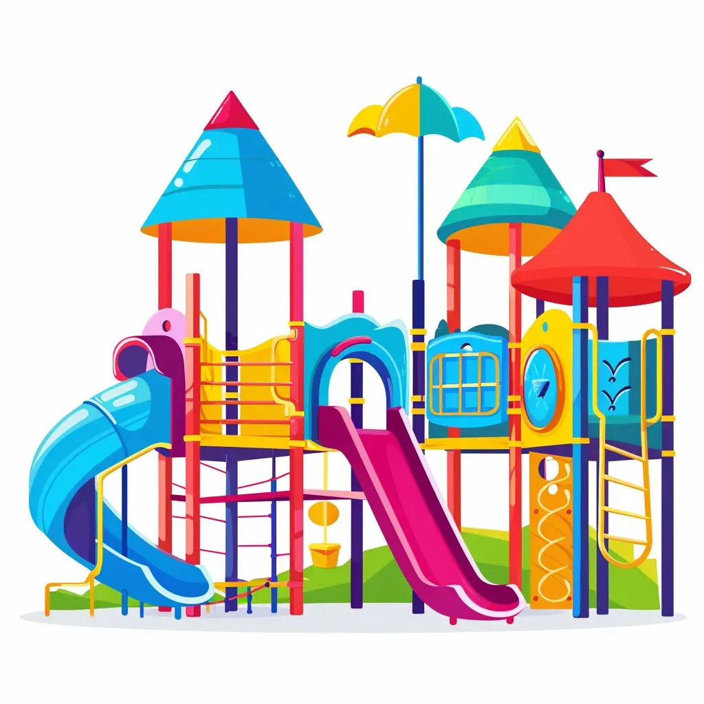 Colorful playground equipment manufacturer logo - Image 4