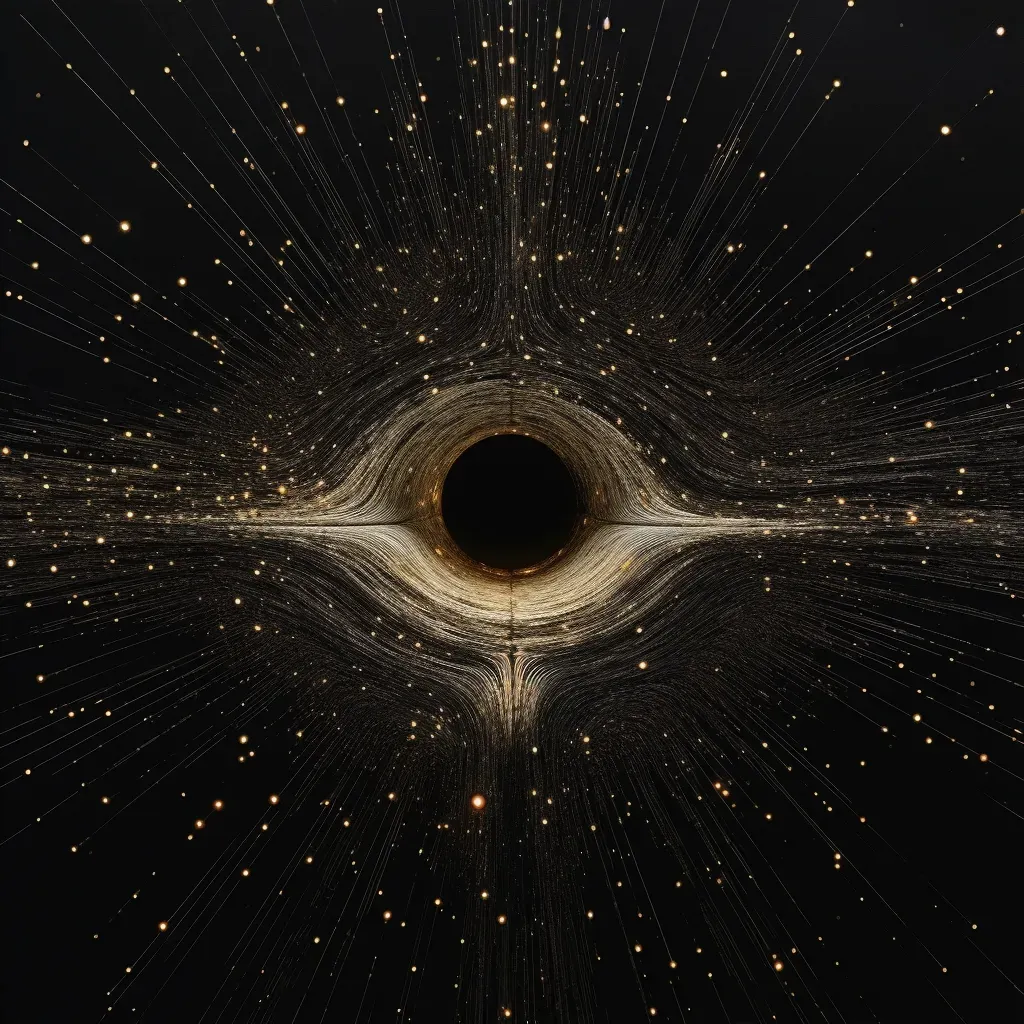 Black Hole Tapestry Image - Image 2