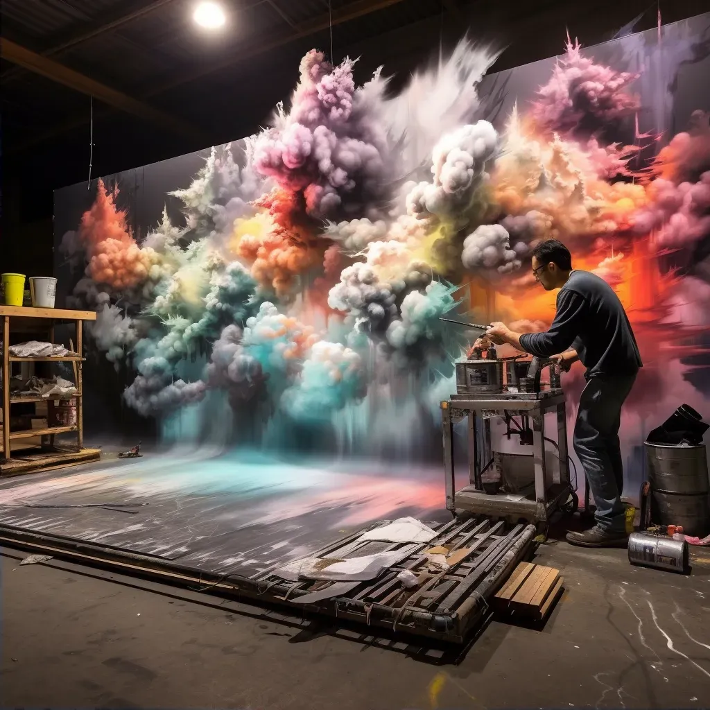 Aerosol painting performances - Image 2