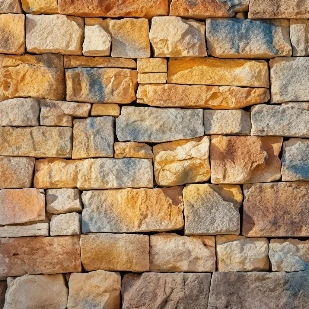 rustic stone wall texture - Image 2