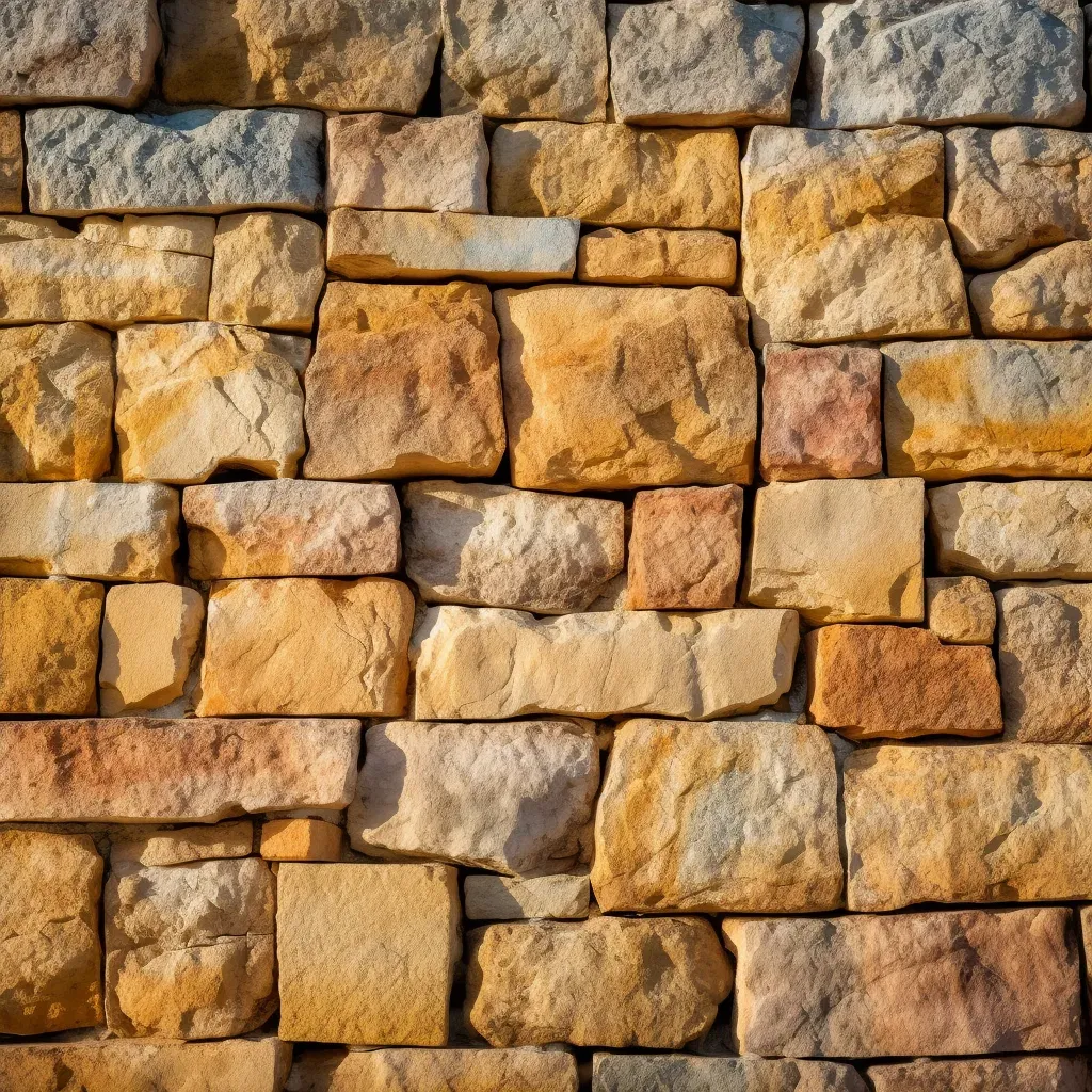 rustic stone wall texture - Image 4