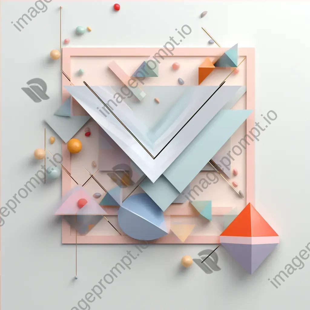 Abstract mail symbol in contemporary art style on Fujifilm X-T4 - Image 4