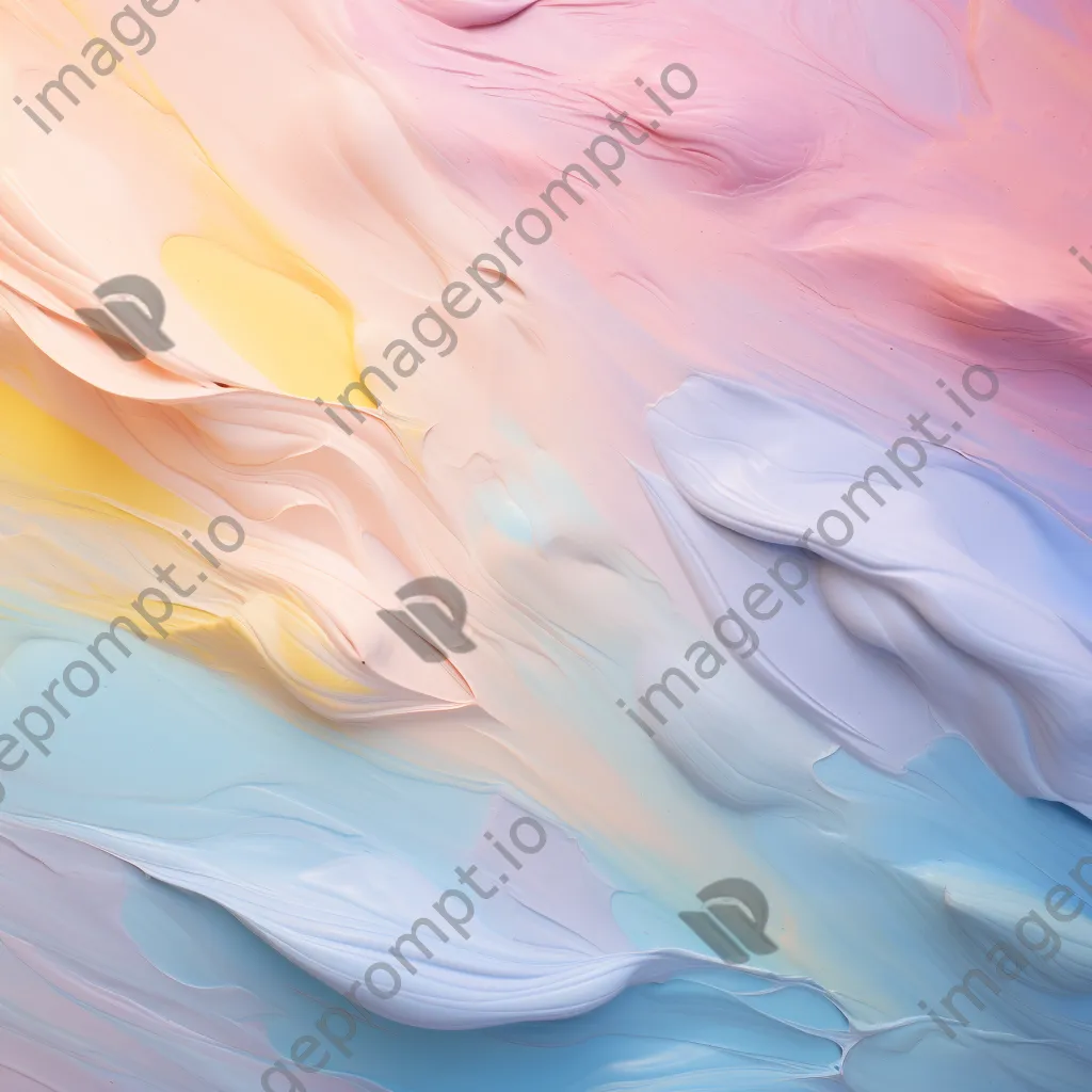 Pastel paint strokes blending softly - Image 2