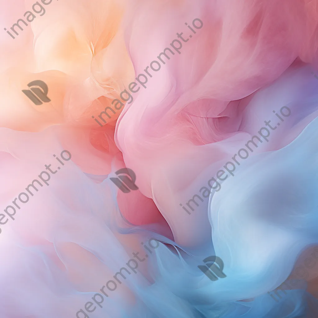 Pastel paint strokes blending softly - Image 4