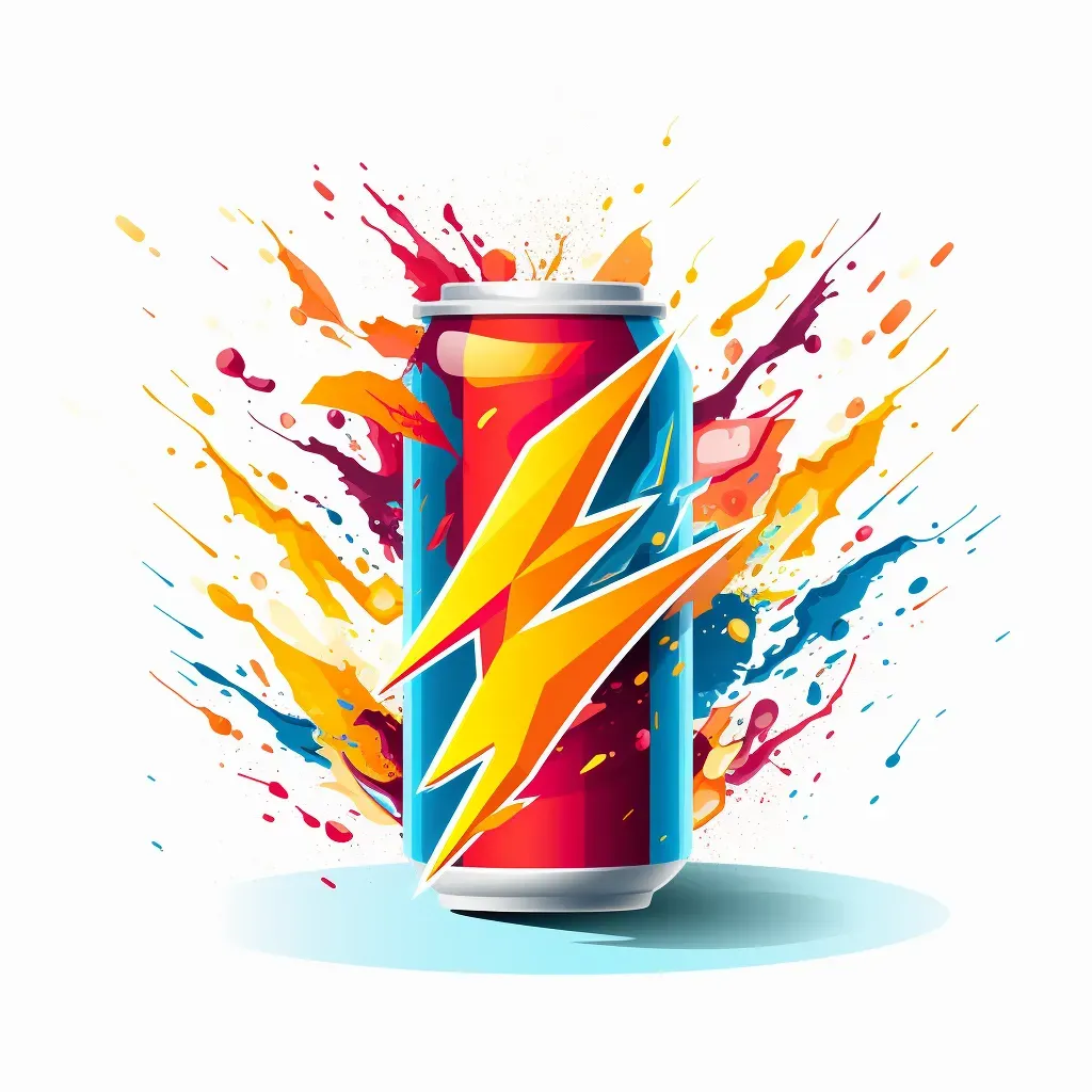 Abstract symbol logo for an energy drink brand - Image 4