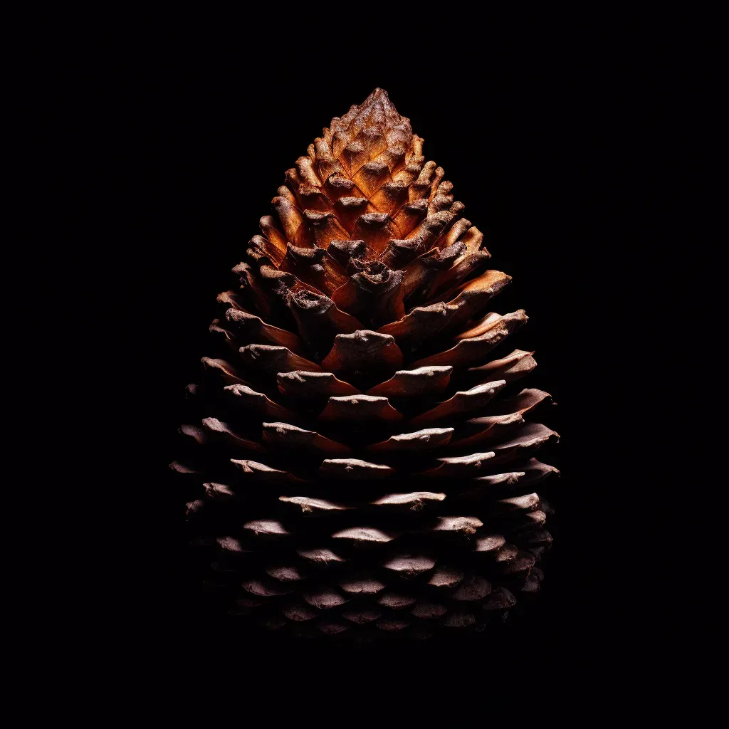 Pinecone with dense fibrous texture and protective layers revealing functional design - Image 4