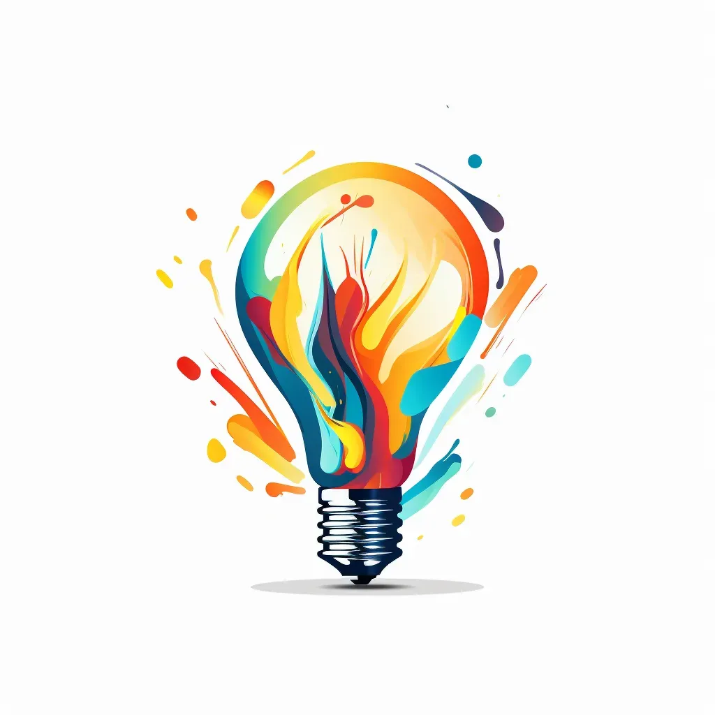 Lightbulb, palette, and pencil logo for creative agency - Image 4