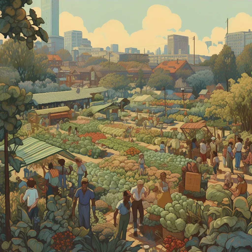 Community garden in a busy urban area - Image 4