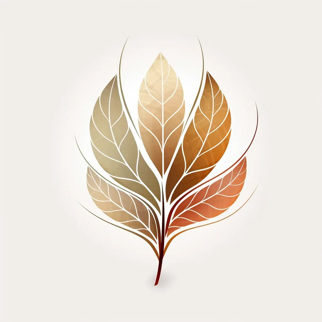 Leaf Veins Eco Logo