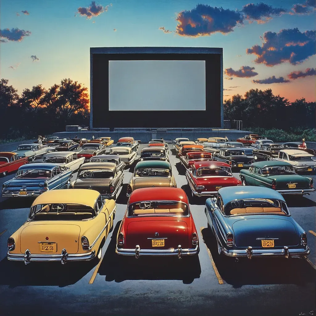 1950s Drive-In Theater