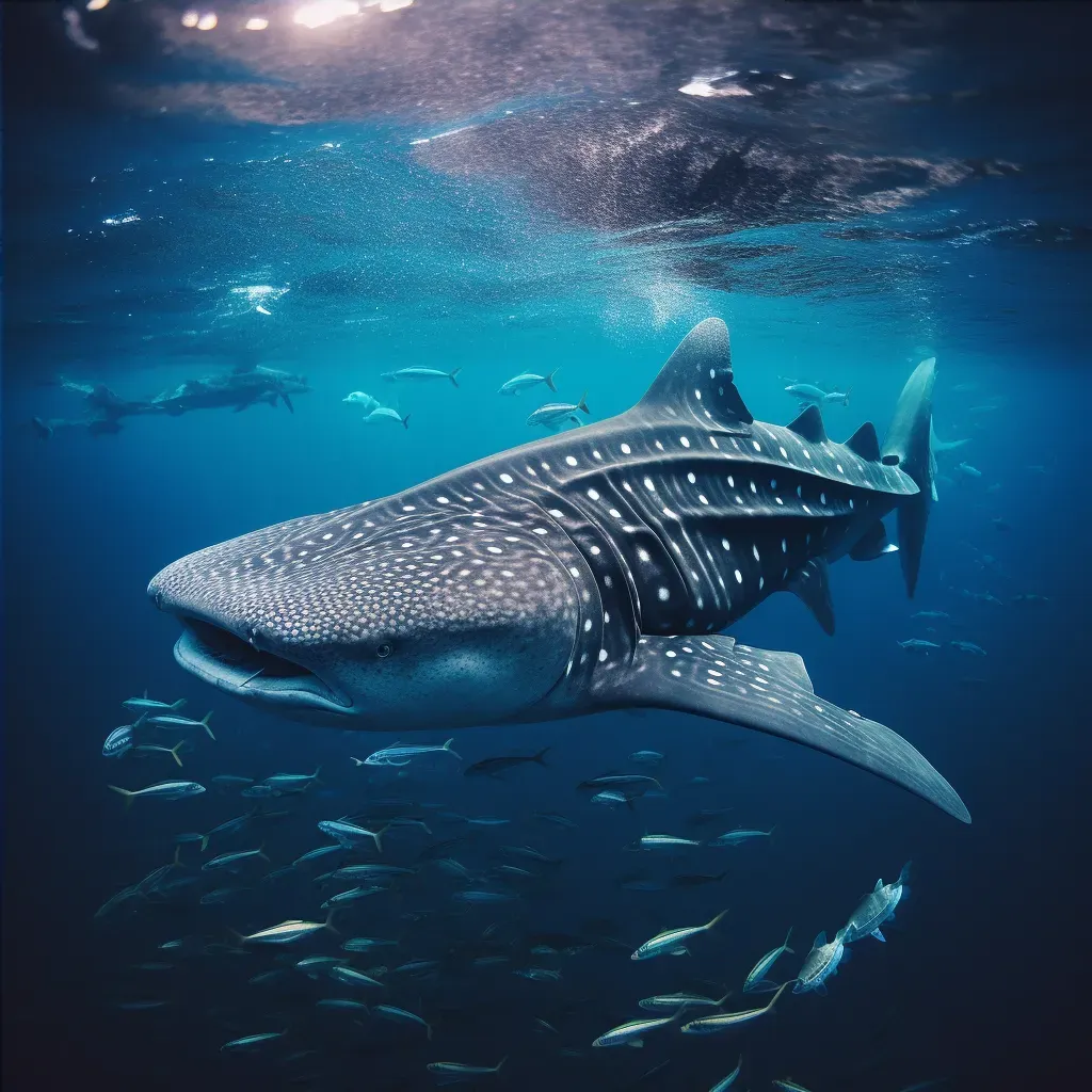 whale shark in ocean - Image 4