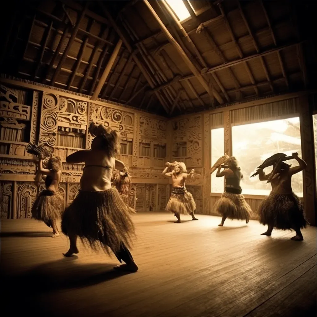 Russian ballet in Maori meeting house - Image 3