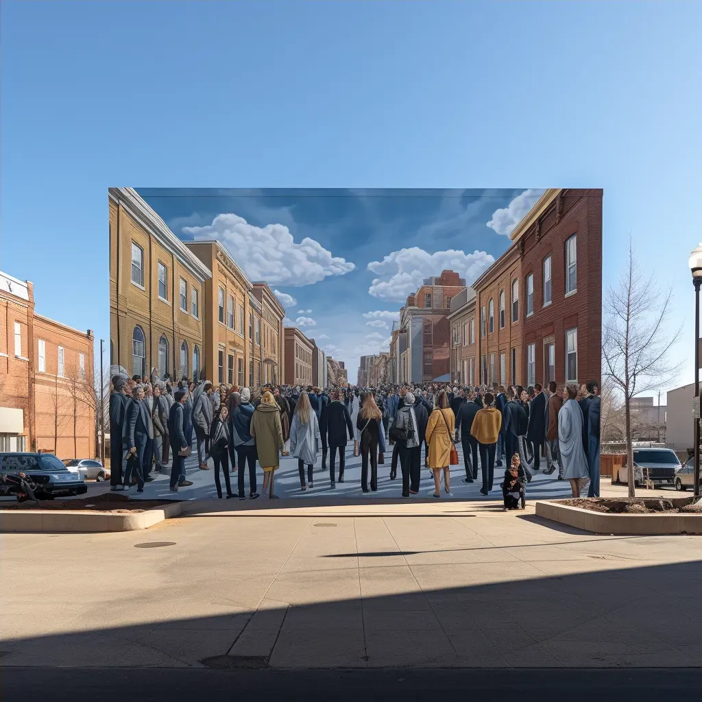 Image of a striking political mural on a main street sparking conversations and reflections - Image 4