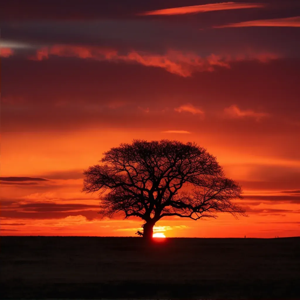 sunset silhouette - Image 2