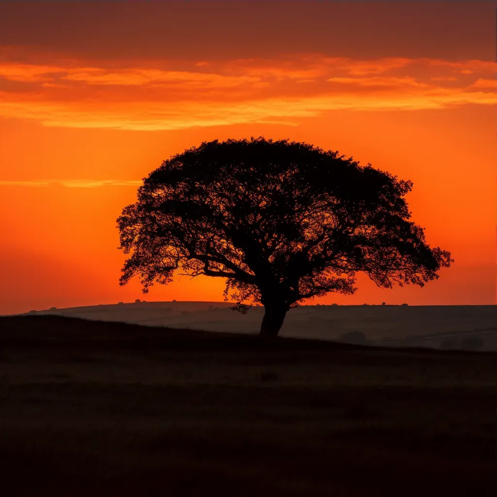 sunset silhouette - Image 3