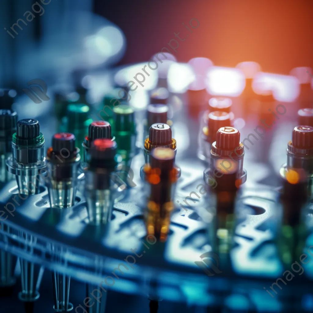 Close-up of test tubes and pipettes in laboratory - Image 2