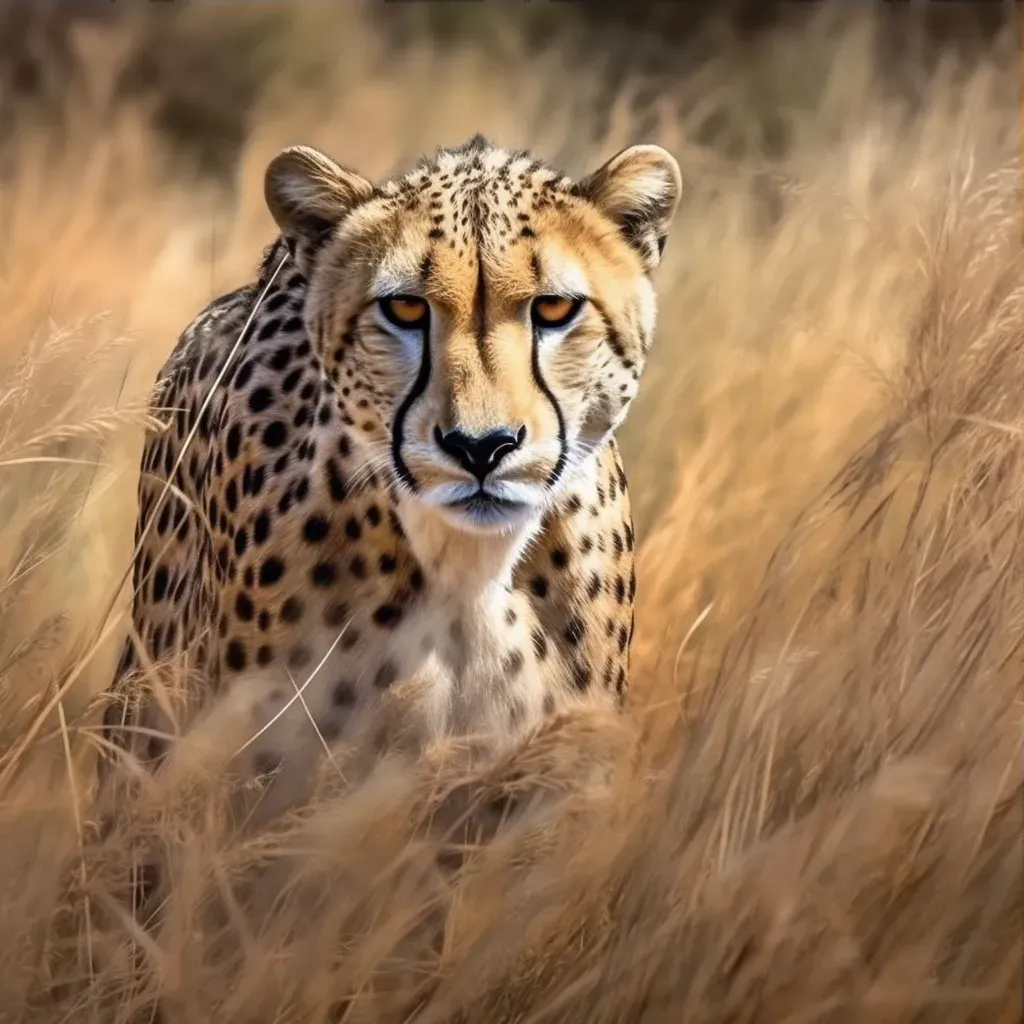 Cheetah preparing to hunt - Image 3