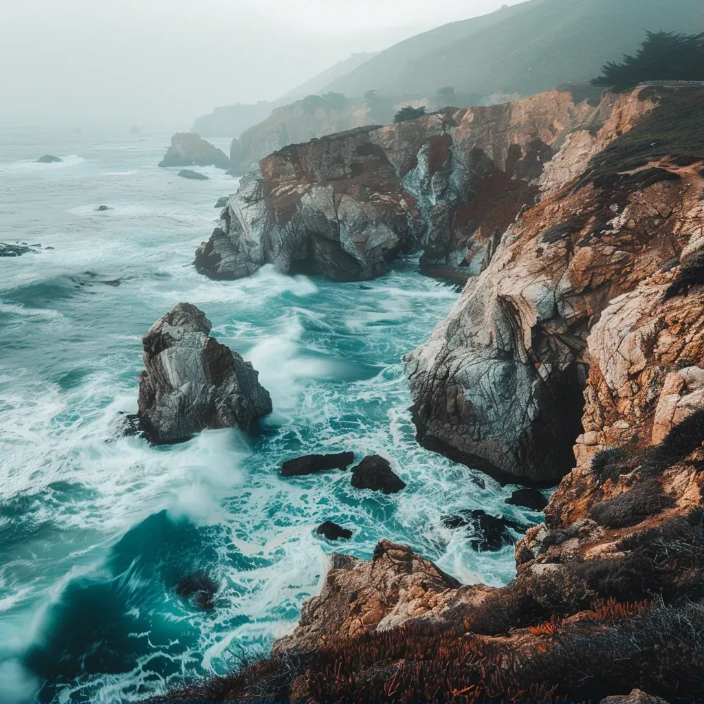 Big Sur Coastal Cliffs - Image 1